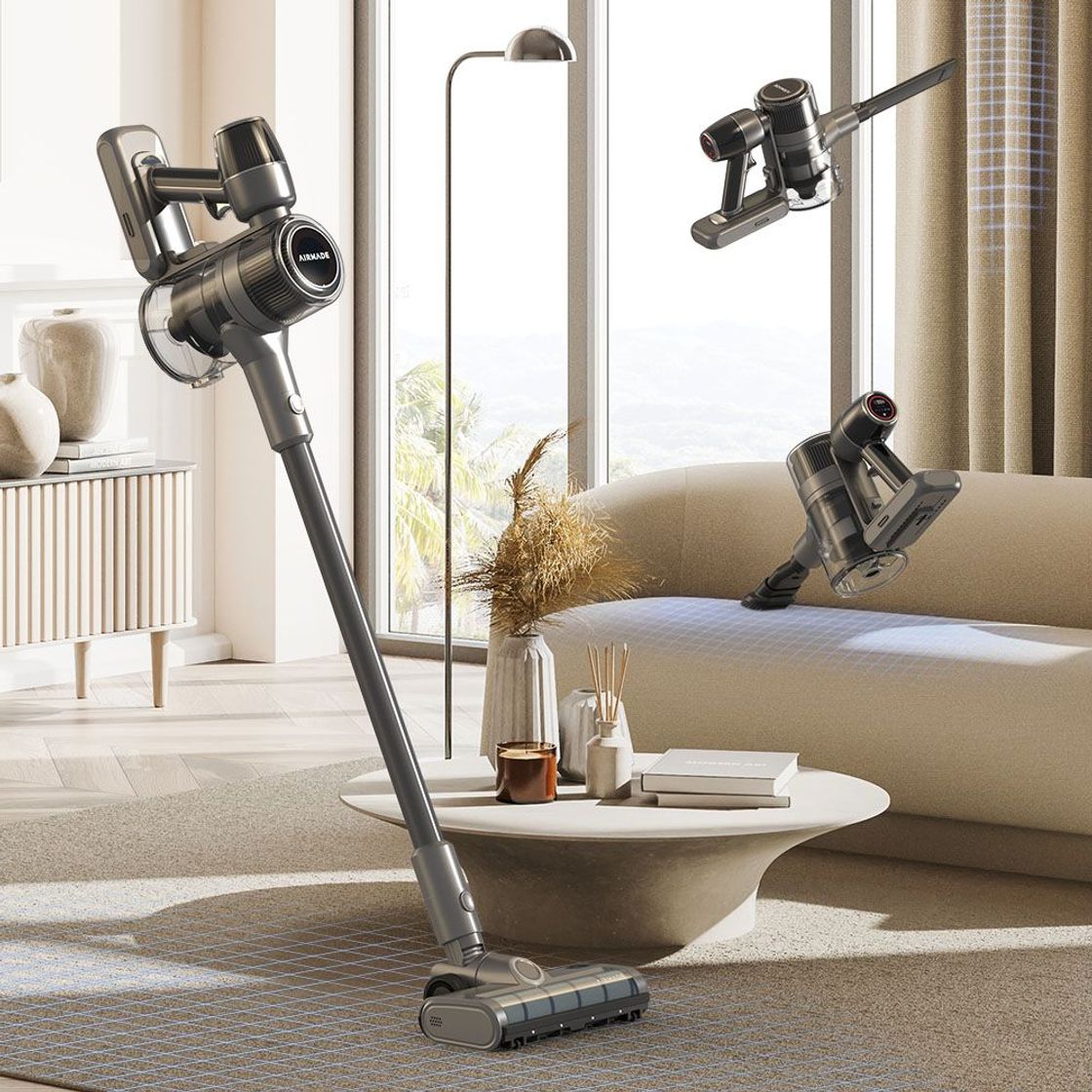 에어메이드 UV살균 최강 올인원 무선청소기 스마트포스 3500 실버(AIRMADE UV Sterilization Ultimate All-in-One Wireless Vacuum Cleaner Smart Force 3500 SILVER) - 7