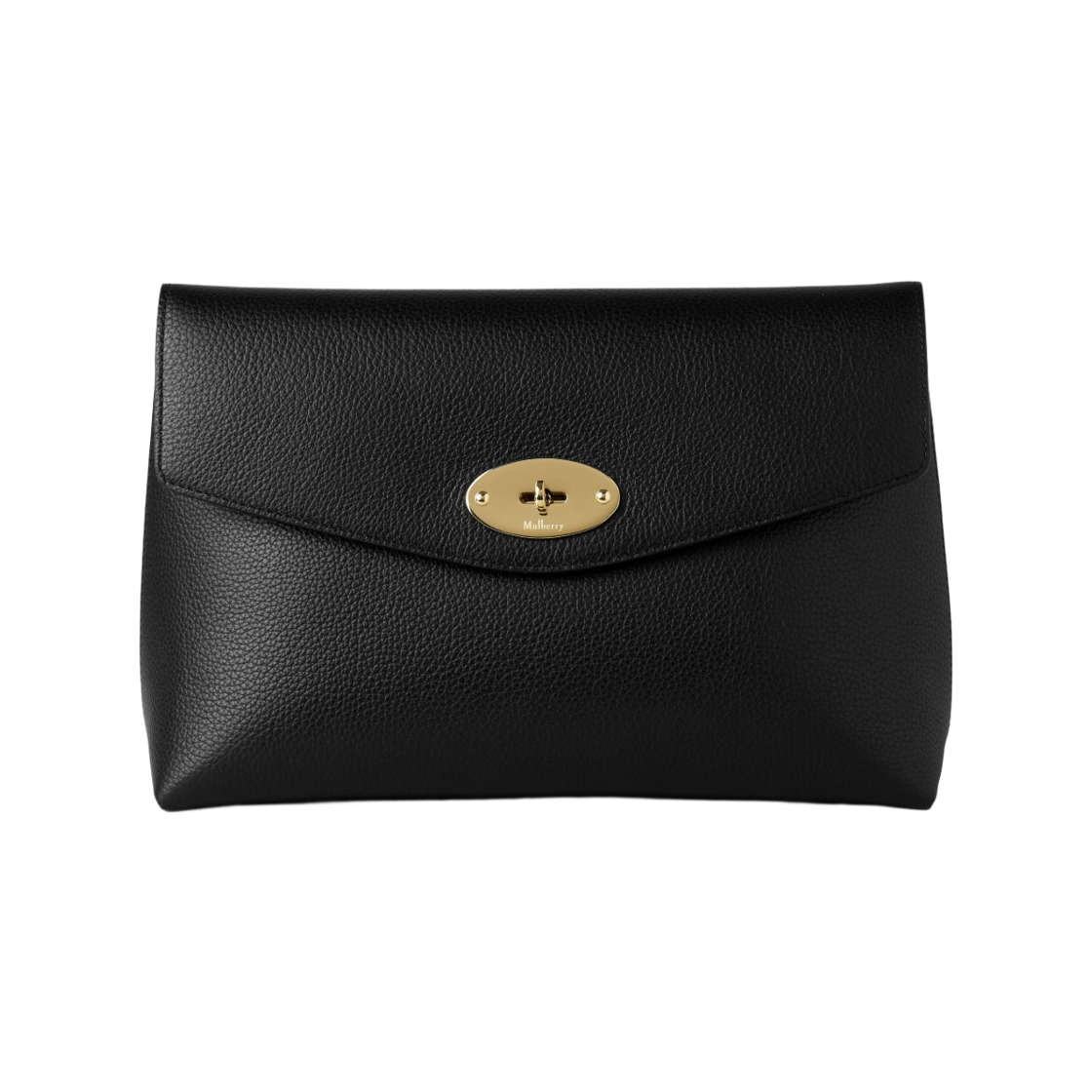 멀버리 라지 클래식 그레인 달리 코스메틱 파우치 블랙(Mulberry Large Classic Grain Darley Cosmetic Pouch Black)
