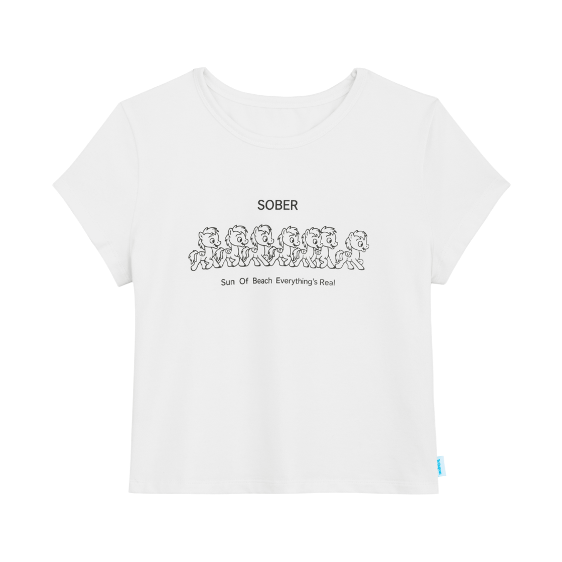 LOTS1RSW001WHT LOTS YOU Sober Parade T-Shirt White