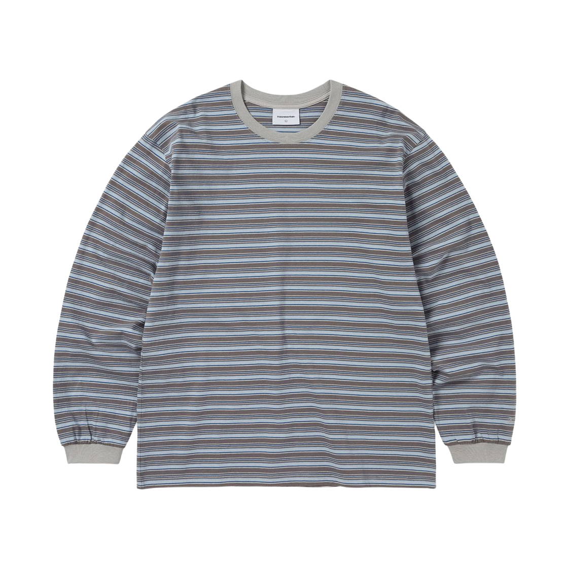 디스이즈네버댓 스트라이프 롱슬리브 티셔츠 브라운(Thisisneverthat Striped L/S T-Shirt Brown) - 1