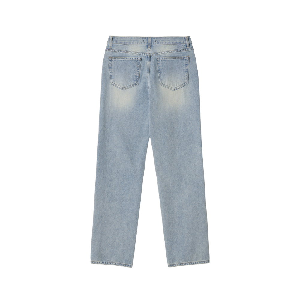 지비에이치 어패럴 미드 라이즈 레귤러 핏 진 / 미드 블루(GBH APPAREL Mid Rise Regular Fit Jeans / Mid Blue) - 2