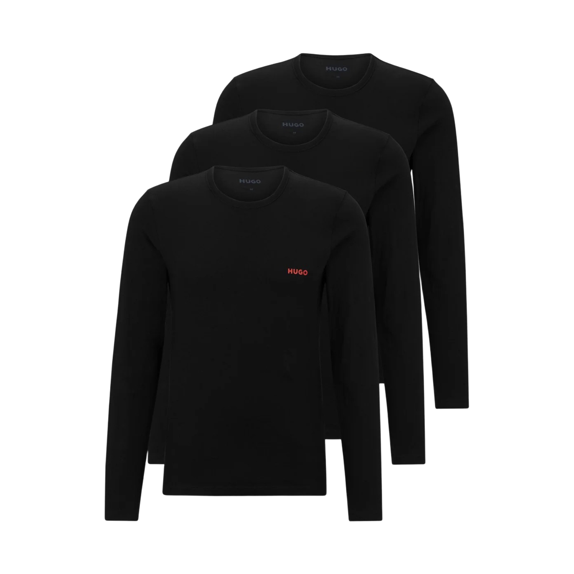 50492631-001 Hugo Boss Cotton Underwear T-Shirt Black (3 Pack)