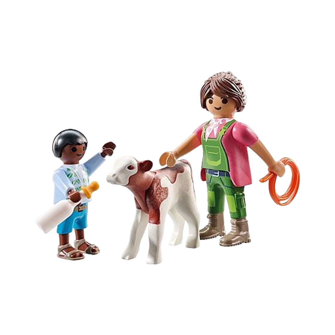 71803 Playmobil DuoPack Farmer with Calf