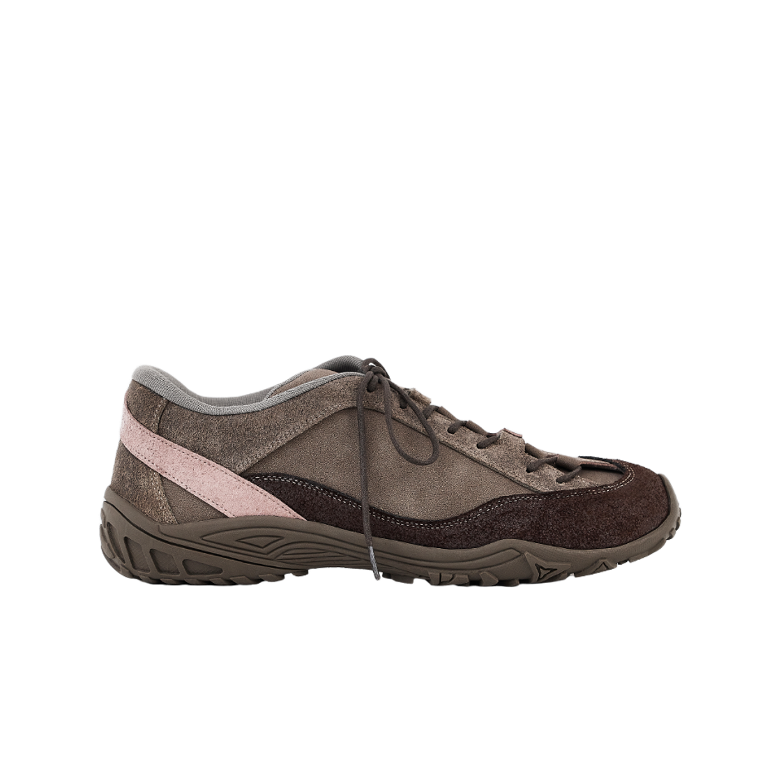 [6% 적립] 네거티브쓰리 커브드 레이스 No.2 스니커즈 멀티 타우페([6% 적립] NegativeThree Curved Lace No.2 Sneakers Multi Taupe)