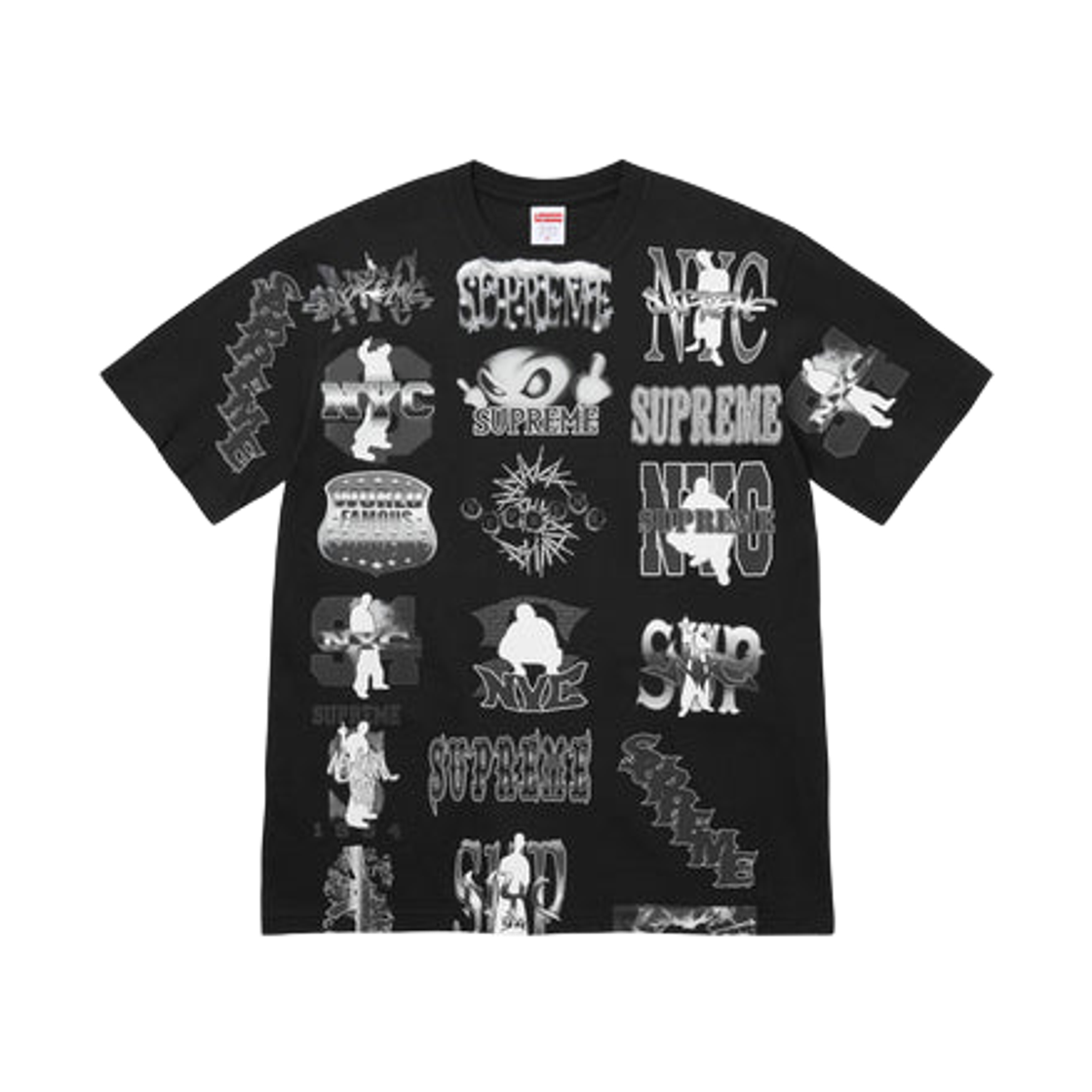 - Supreme Flash T-Shirt Black - 26SS