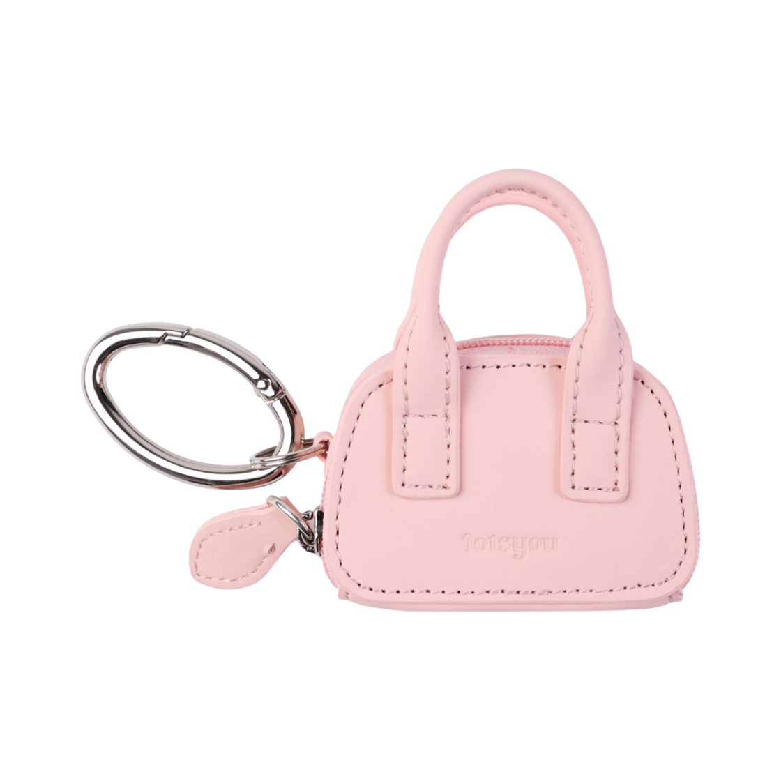 LOTS5ACW003LPK LOTS YOU Tiny Little Bag Keyring Light Pink