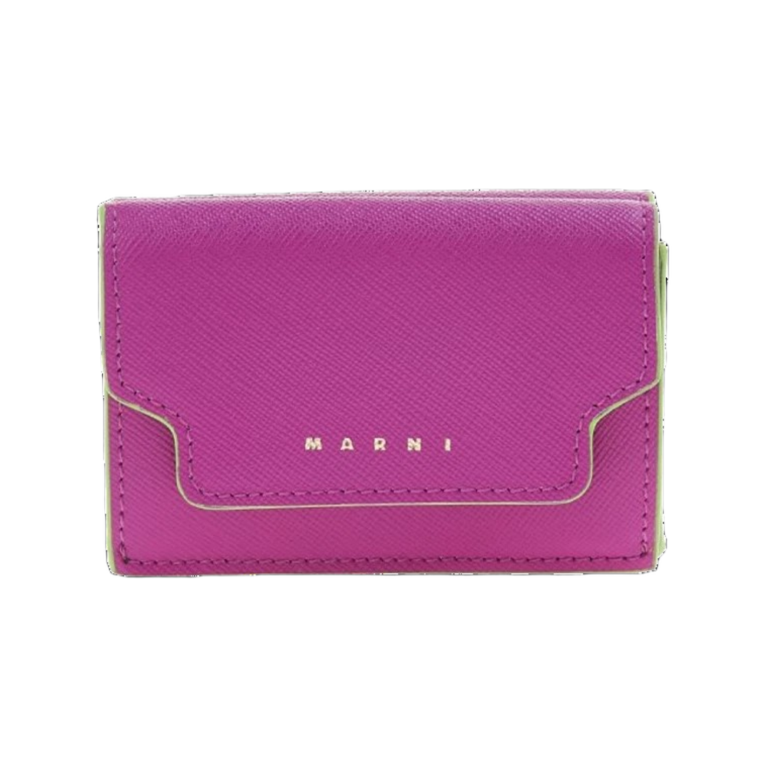 PFMOW02U07_LV520_Z501V_ [25% 쿠폰] Marni Saffiano Tri-Fold Wallet Purple