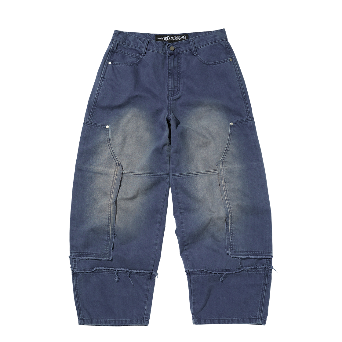 스웨이드 사이드 패널 팬츠 퍼플(Suade Side Panel Pants Purple)