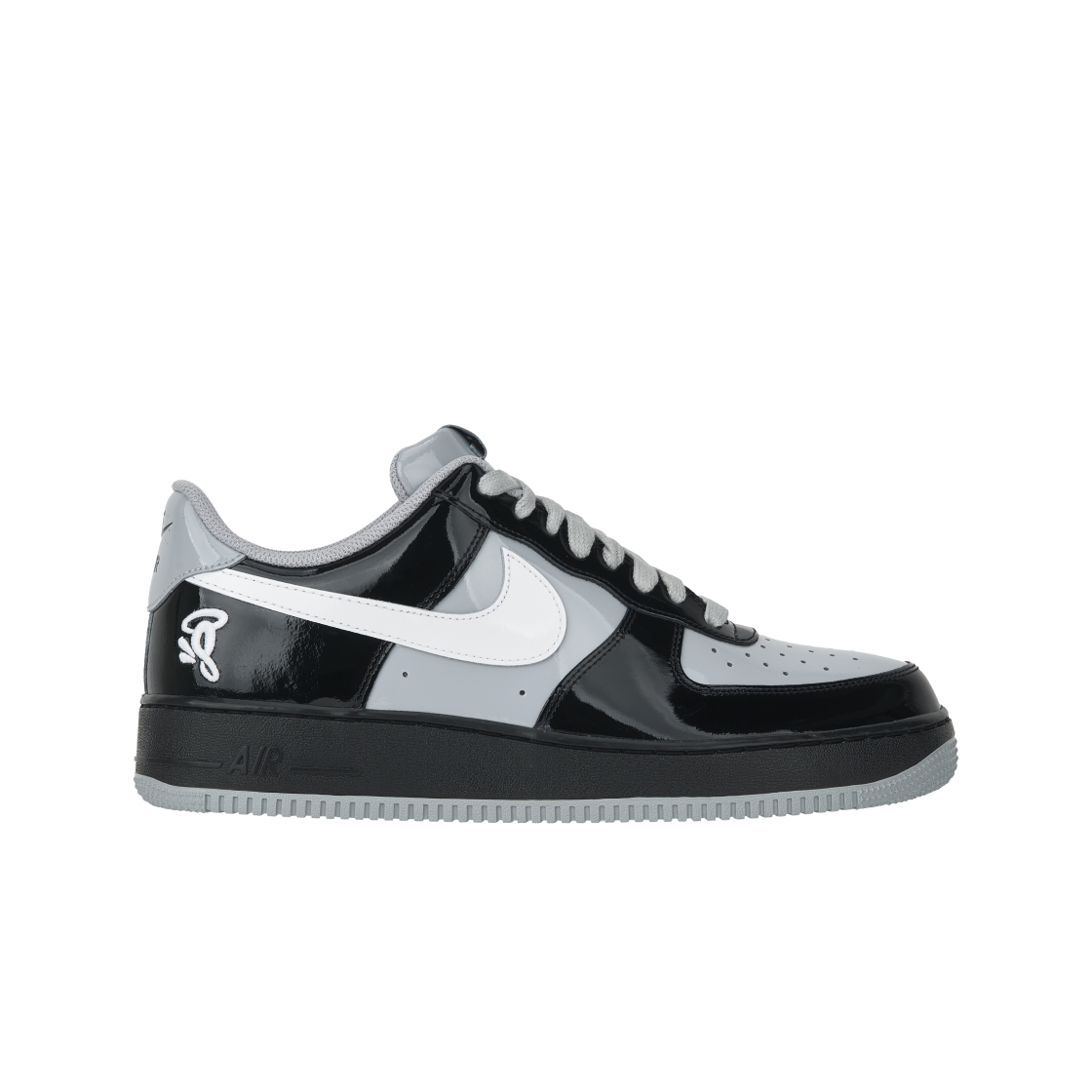 나이키 x 시나 에어포스 1 '07 블랙 앤 라이트 스모크 그레이(Nike x Syna Air Force 1 '07 Black and Light Smoke Grey)