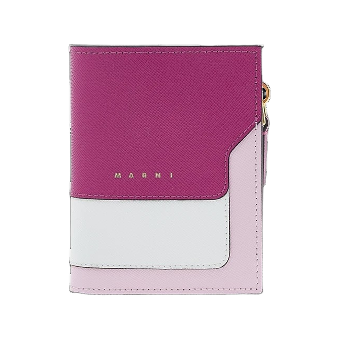PFMO0054U1_LV520_Z504N_ [25% 쿠폰] Marni Saffiano Leather Bi-Fold Wallet Orchid Rose
