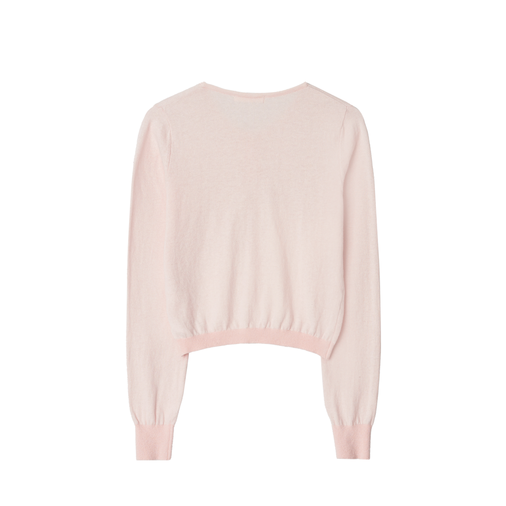 지비에이치 어패럴 캐시미어 앙 가디건 / 블러시 핑크(GBH APPAREL Cashmere Ang Cardigan / Blush Pink) - 2