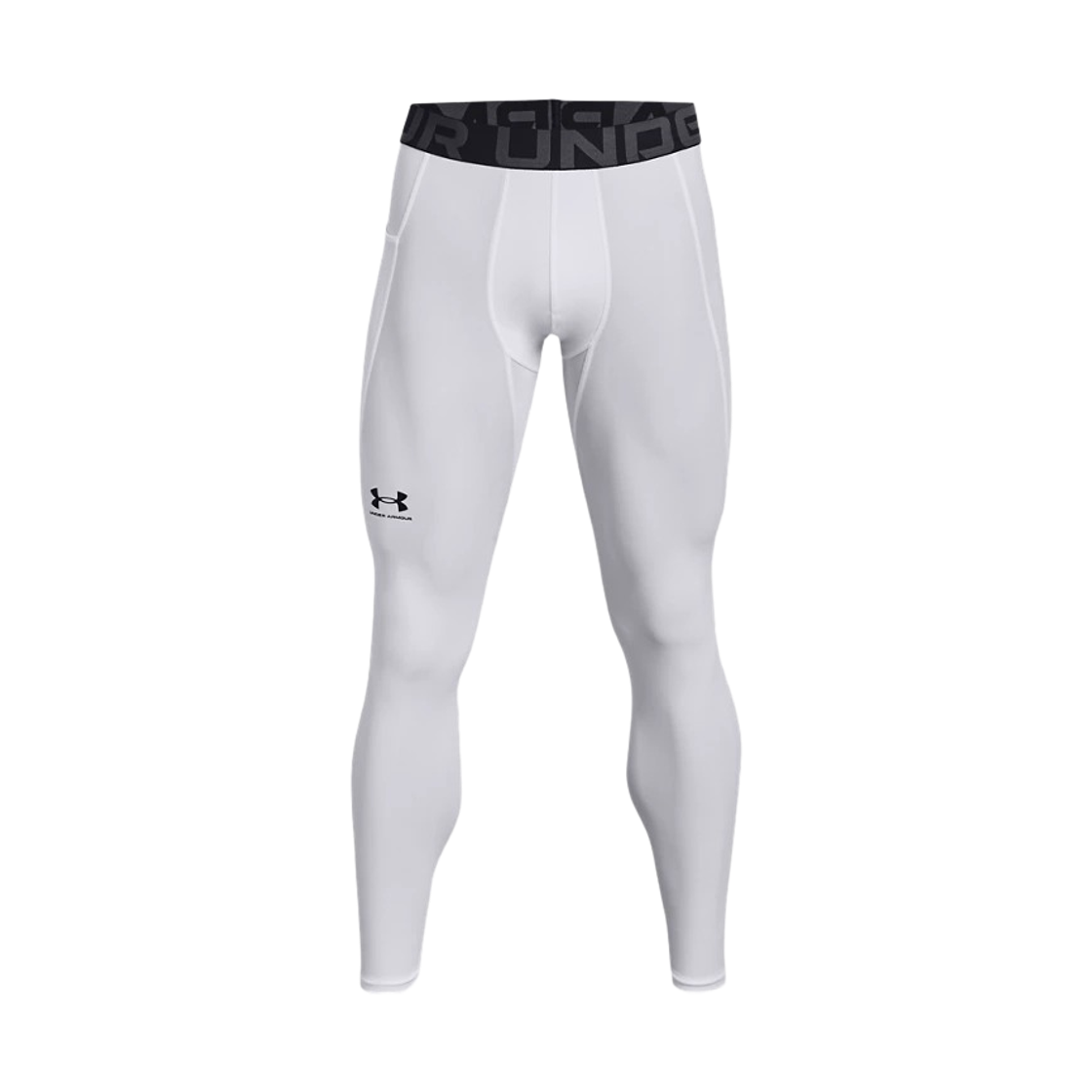 1361586-100 Under Armour HeatGear Leggings White Black