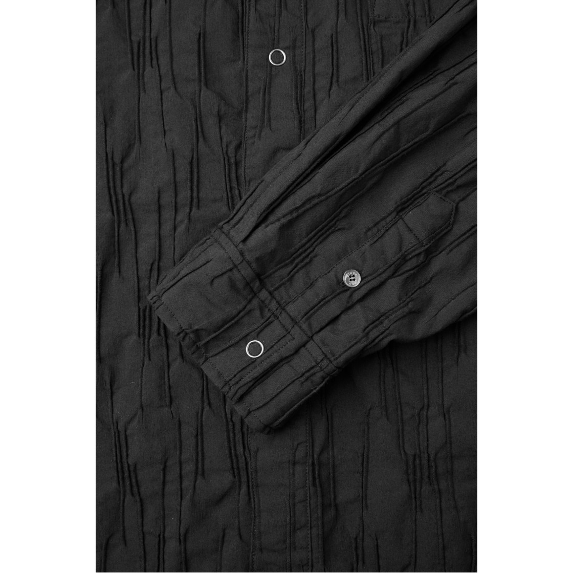 이로 제퍼 크리즈 긴팔 셔츠 블랙(IRO Zephyr Crease Long Sleeve Shirt Black) - 6