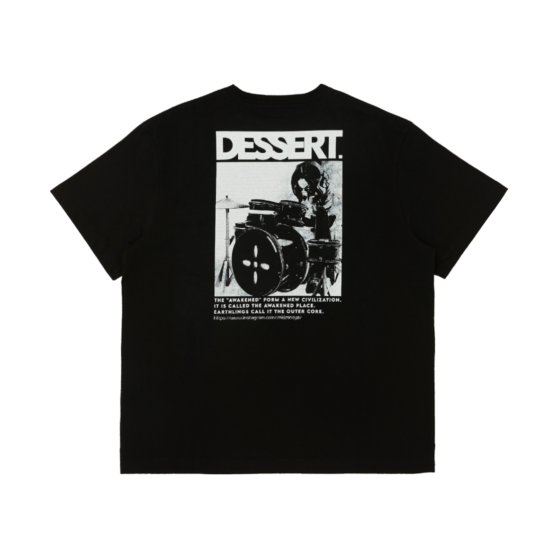 라드리미티드 본키 드럼 티셔츠 블랙(Rad Limited Bonkey Drum T Shirts - Black)