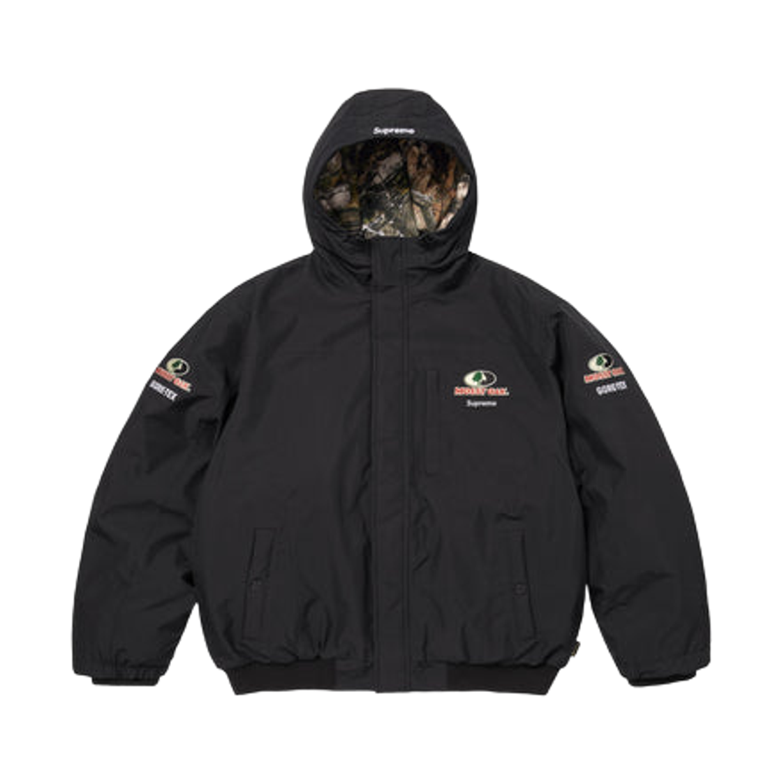 슈프림 고어텍스 모시 오크 자켓 블랙 - 26SS(Supreme Gore-Tex Mossy Oak Jacket Black - 26SS) - 1