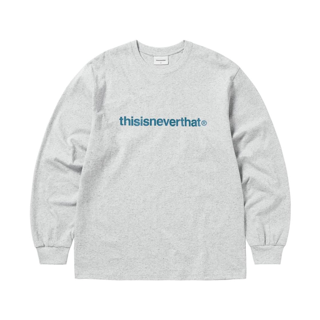 디스이즈네버댓 T-로고 롱슬리브 티셔츠 헤더 그레이(Thisisneverthat T-Logo L/S T-Shirt Heather Grey) - 1