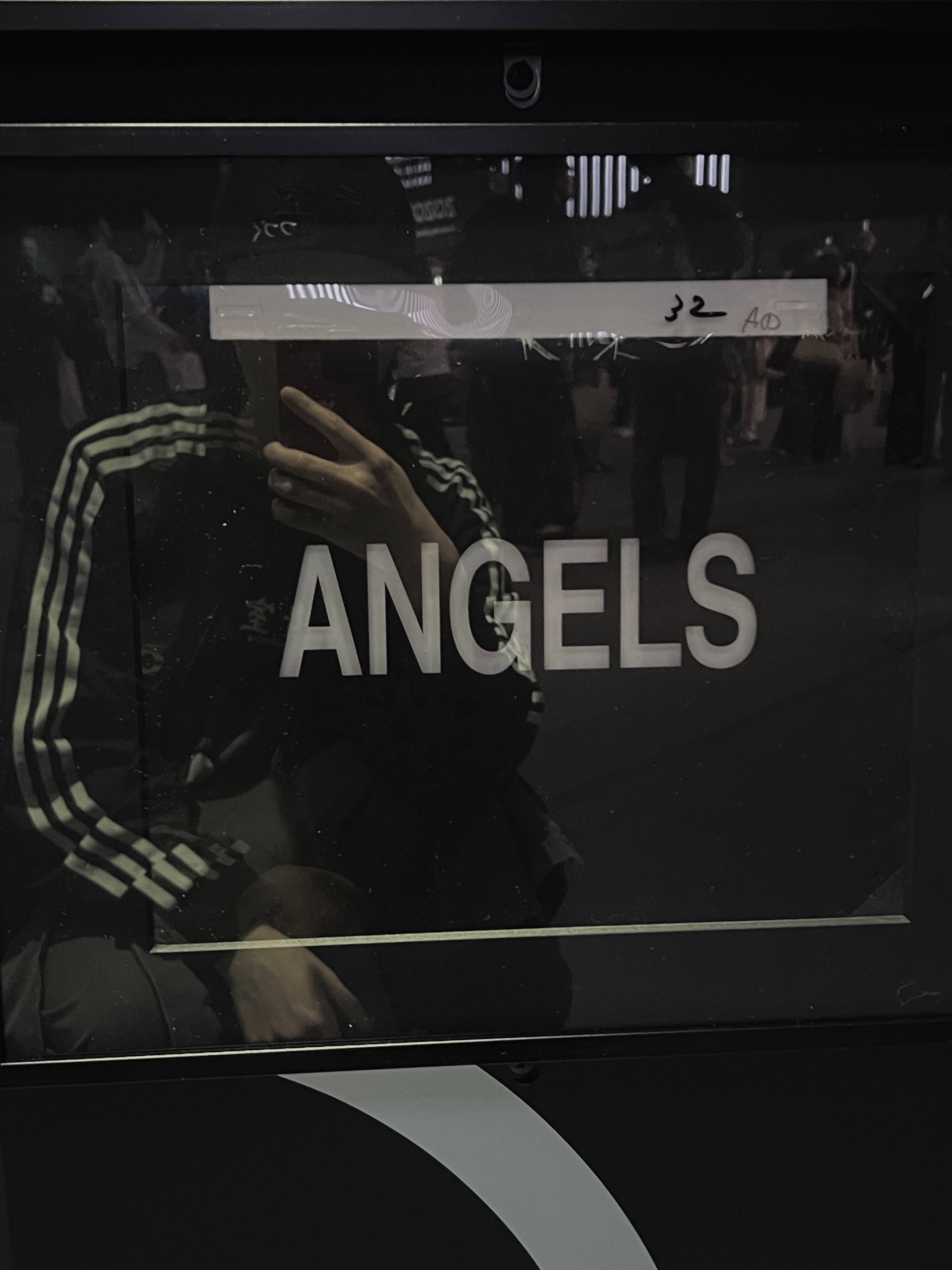 Darkr8m Studio x Neon Genesis Evangelion To Be Continued Hat Black, Adidas 3-Stripes BB Track Top Black Cream White - KR Sizing 착용 스타일 - 3