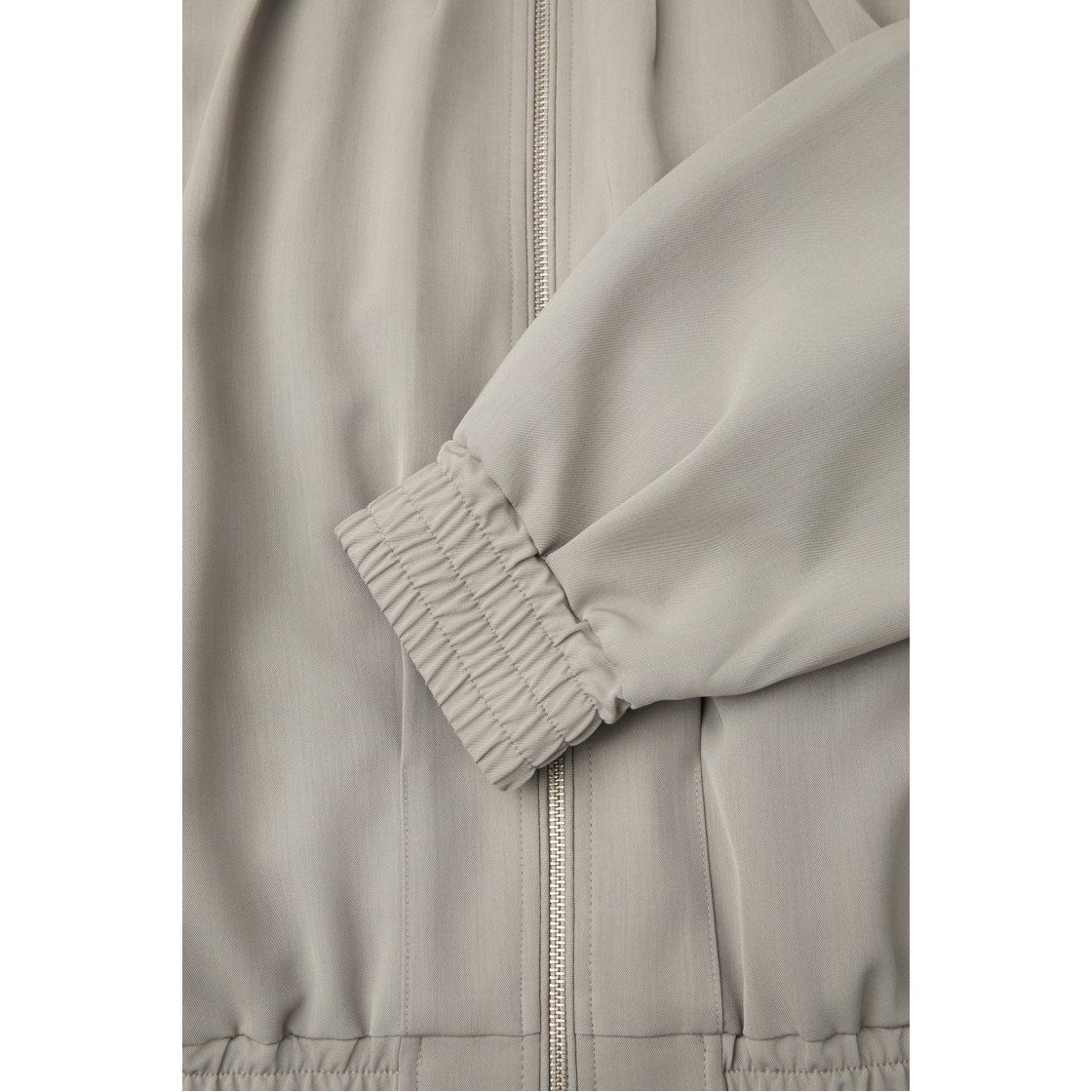 이로 온디 셔링 블루종 라이트 그레이(IRO Ondee Shirring Blouson Light Gray) - 6