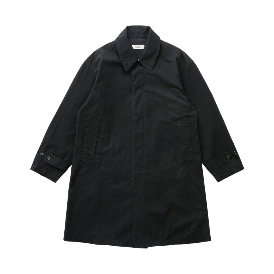 카키스 x 논네이티브 드웰러 코트 C/LI 캔버스 윈드스토퍼 네이비(Khakis x Nonnative Dweller Coat C/LI Canvas with Windstopper Navy)