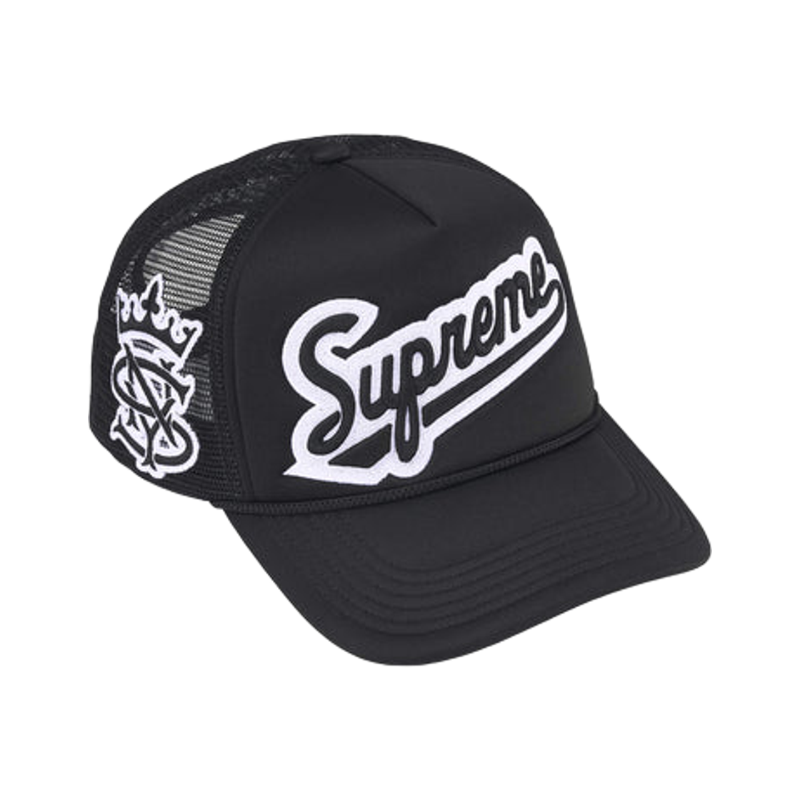 슈프림 유니버시티 메쉬 백 5-패널 블랙 - 26SS(Supreme University Mesh Back 5-Panel Black - 26SS) - 1