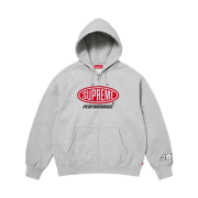 Supreme Performance Zip Up Hooded Sweatshirt Heather Grey - 26SS