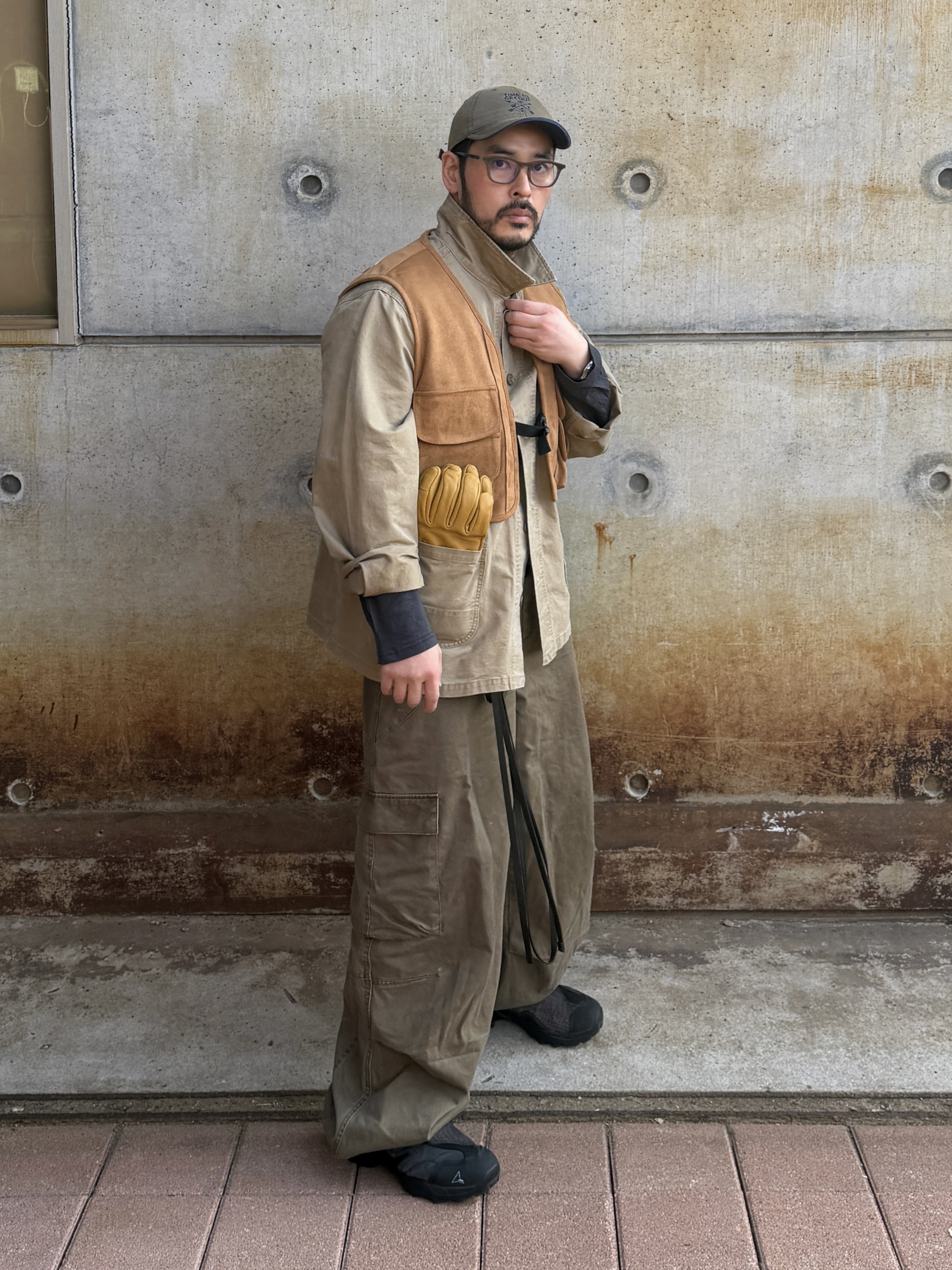 Roa Hiking Minaar Black, noun Washed Cargo Pants Khaki 착용 스타일 - 6