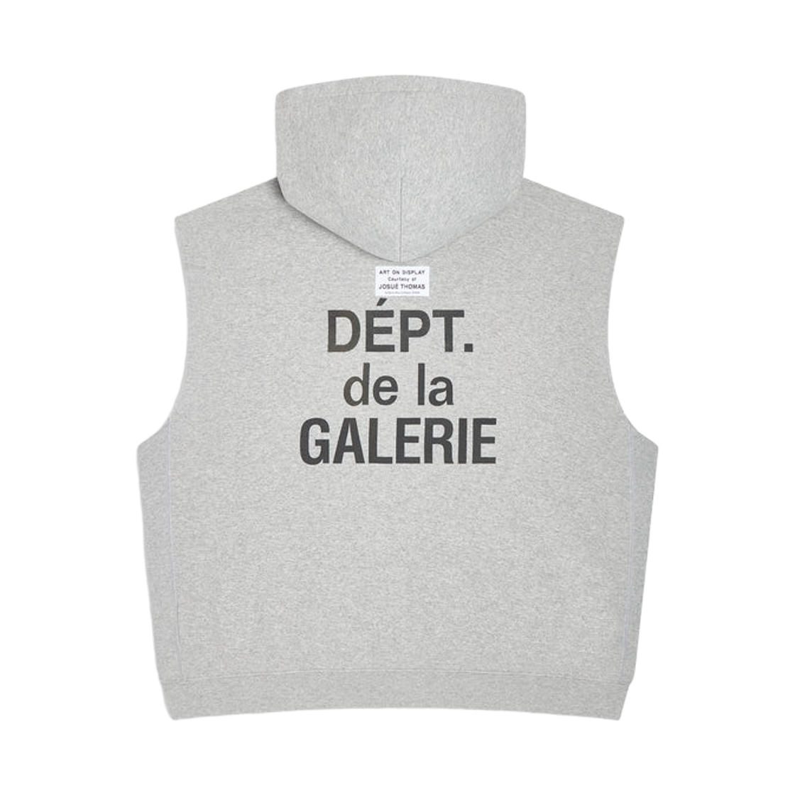 FZC-50046 Gallery Dept. 90'S Full Zip Cut Off Heather Grey