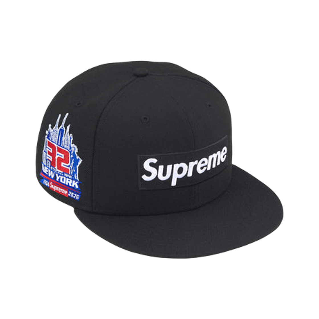 슈프림 샵 박스 로고 뉴에라 블랙 뉴욕 - 26SS(Supreme Shop Box Logo New Era Black New York - 26SS)