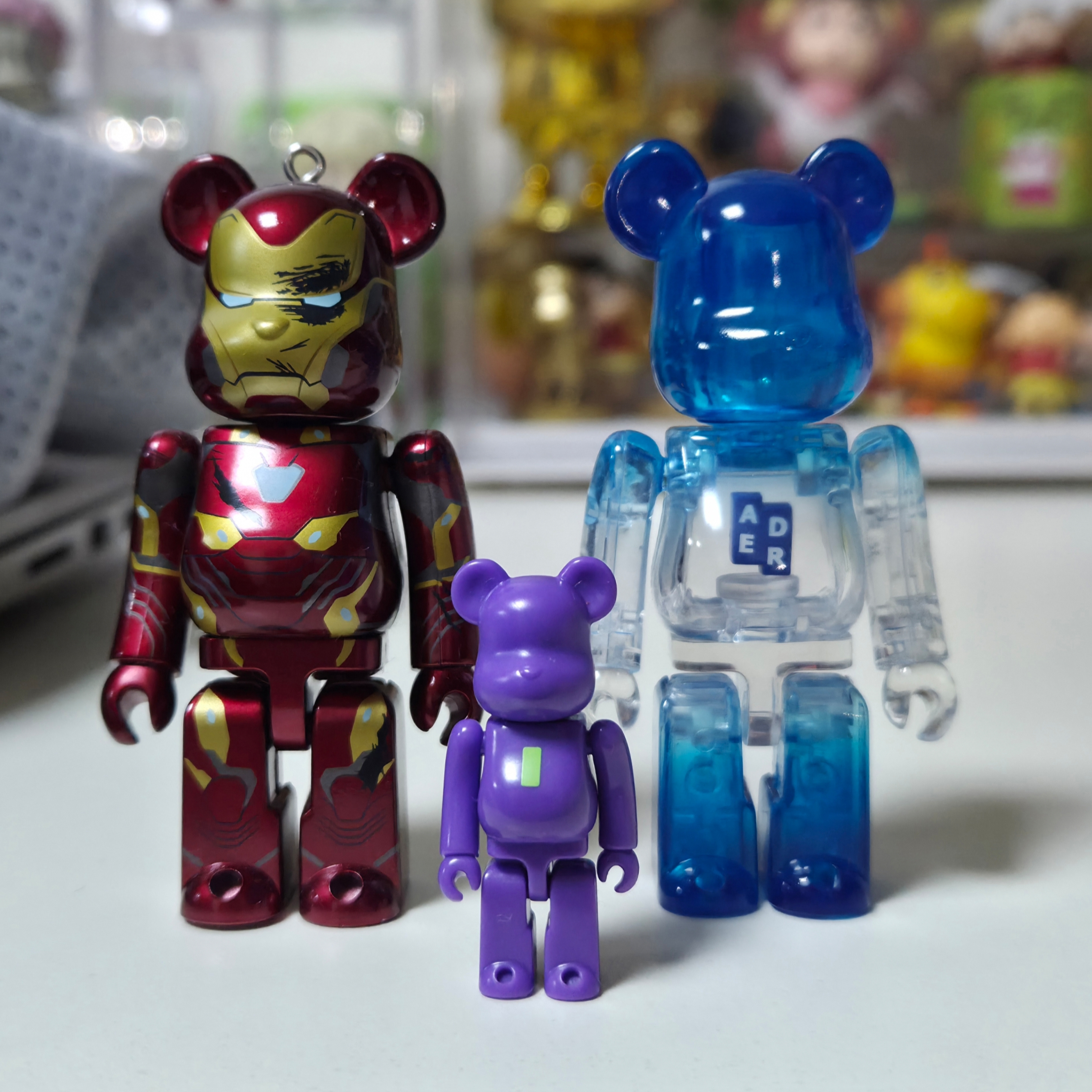 Bearbrick x Ader Error 100% 착용 스타일