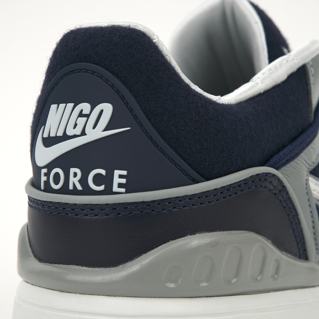 나이키 x 니고 에어포스 3 로우 미드나잇 네이비 쉐도우 그레이(Nike x Nigo Air Force 3 Low Midnight Navy Shadow Grey) - 8