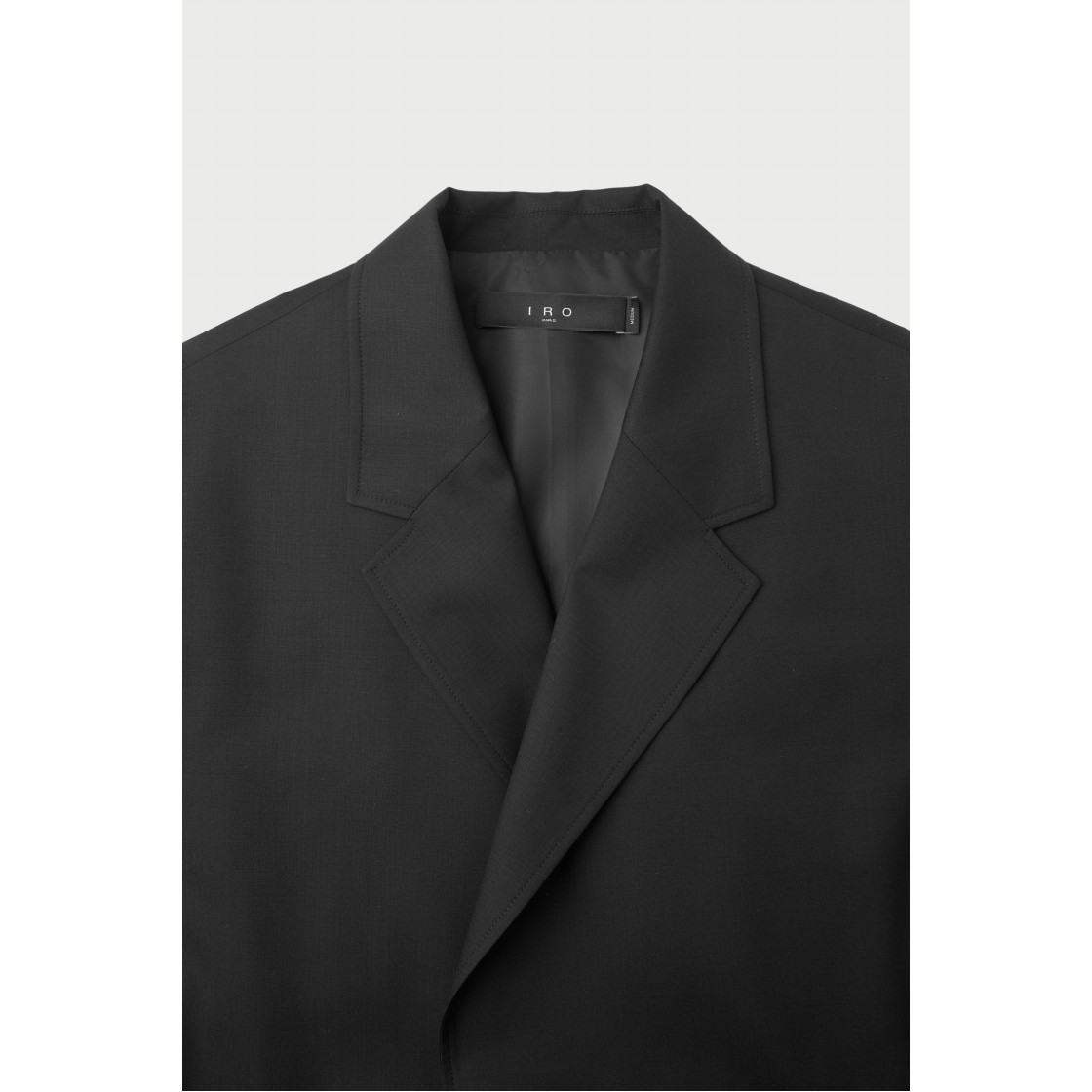 이로 멜레 반더블 스트링 울 자켓 블랙(IRO Mele Semi-Double String Wool Jacket Black) - 4