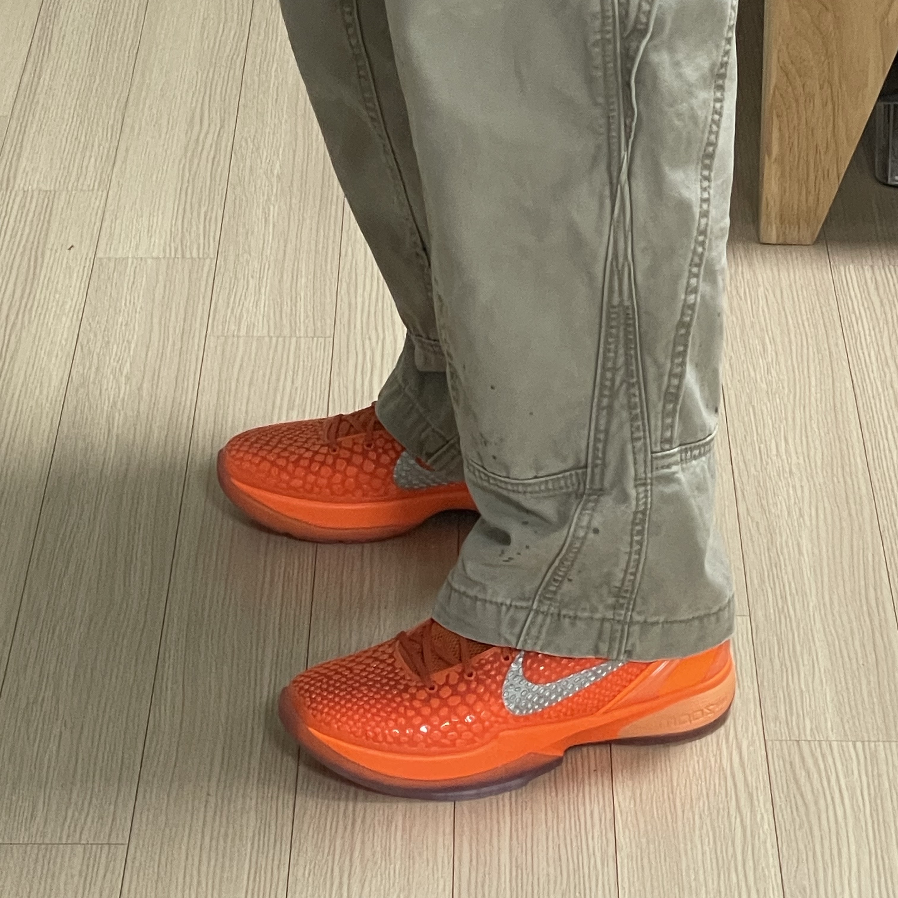 Nike Kobe 6 Protro Total Orange 착용 스타일 - 3