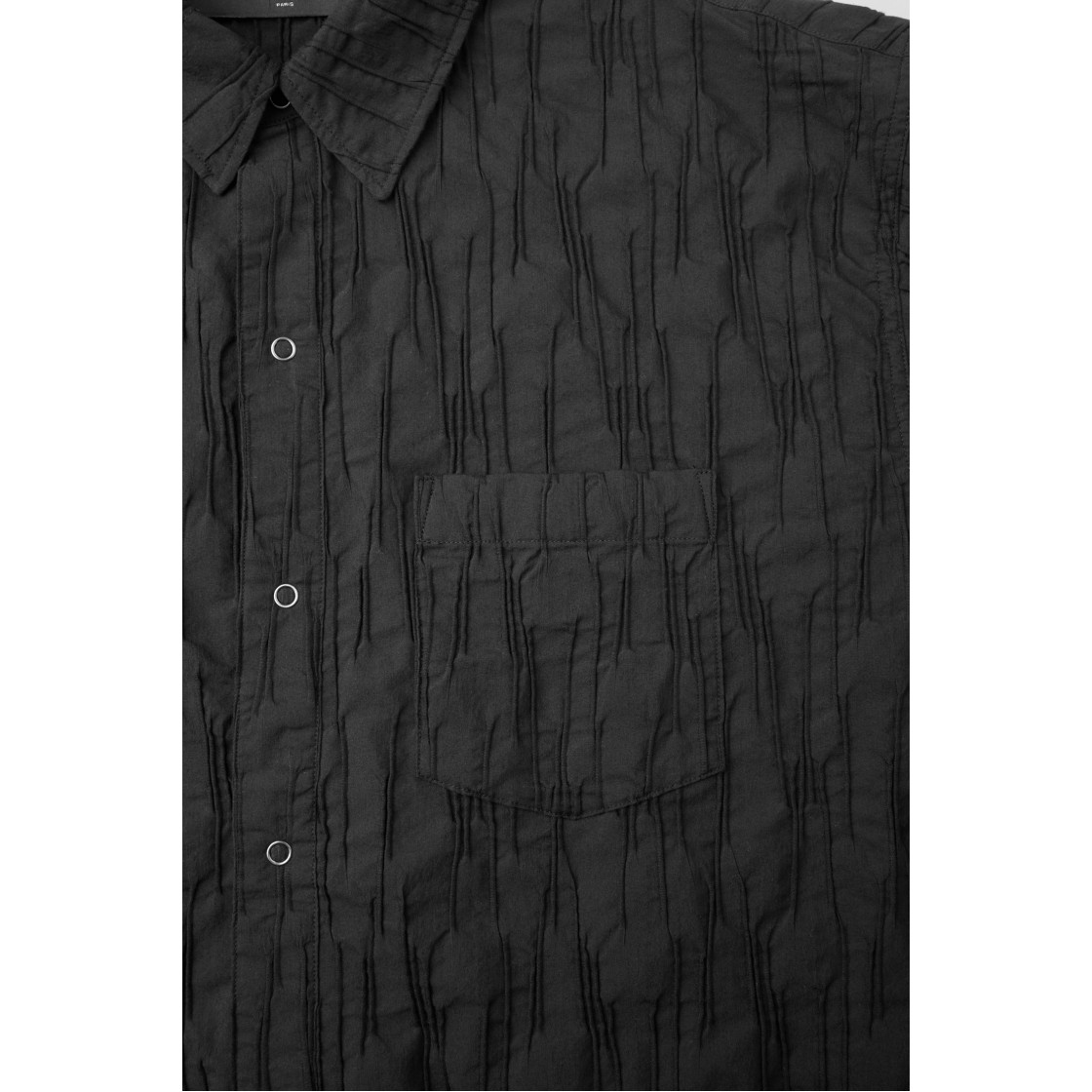 이로 제퍼 크리즈 긴팔 셔츠 블랙(IRO Zephyr Crease Long Sleeve Shirt Black) - 5