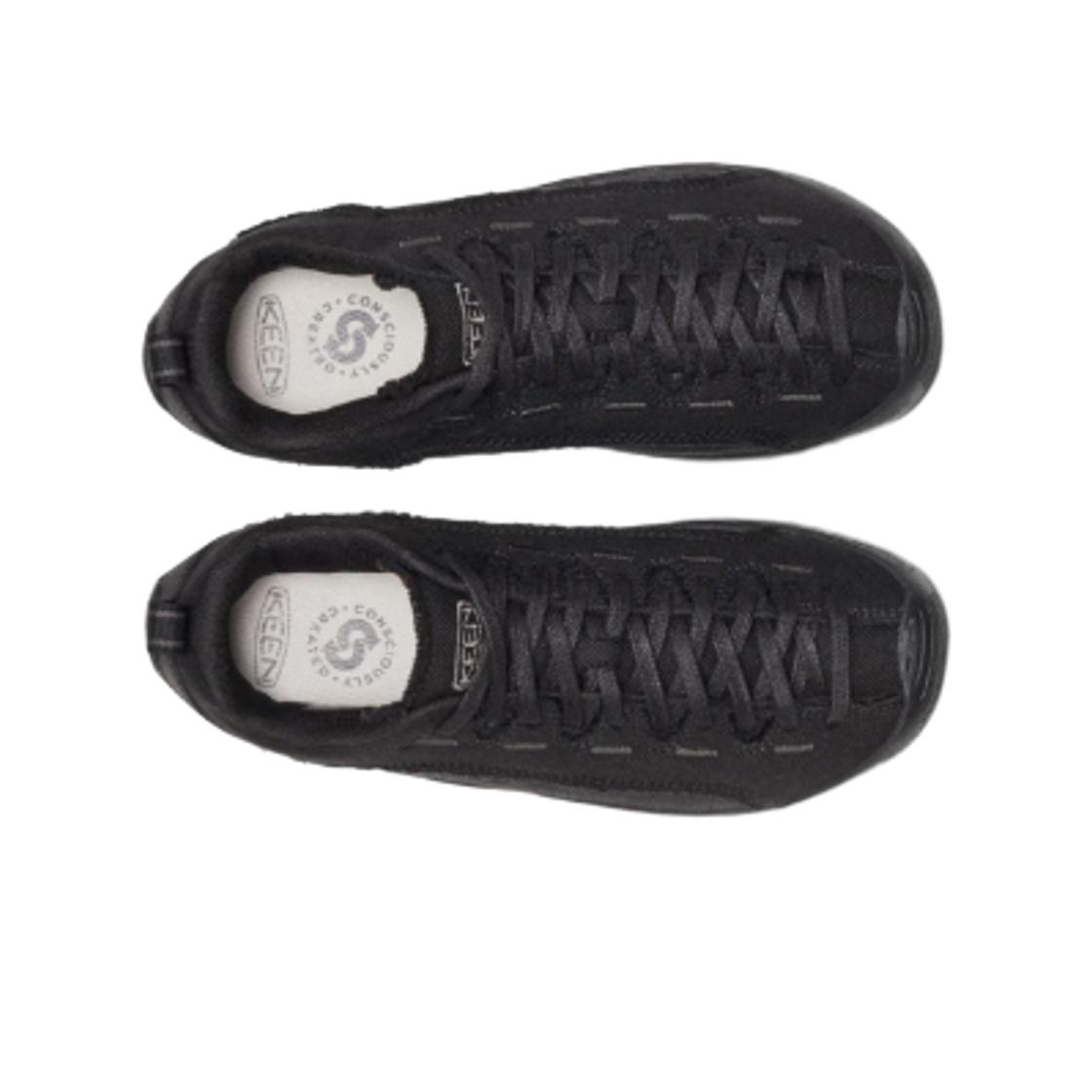 (W) 킨 재스퍼 스플릿 스니커즈 블랙 블랙((W) Keen Jasper Split Sneaker Black Black) - 2