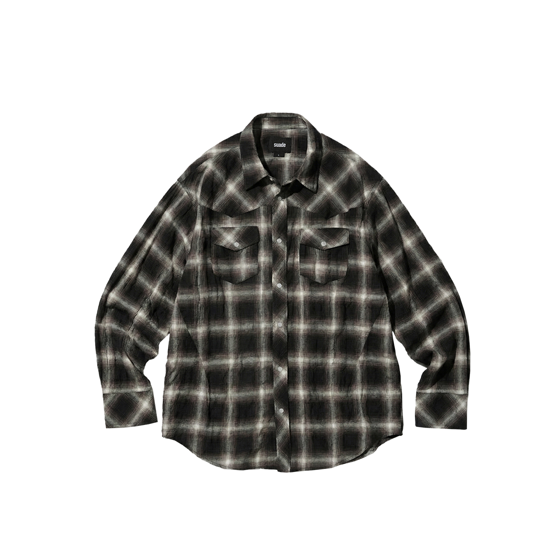 스웨이드 웨스턴 셔츠 다크 브라운(Suade Western Shirt Dark Brown)
