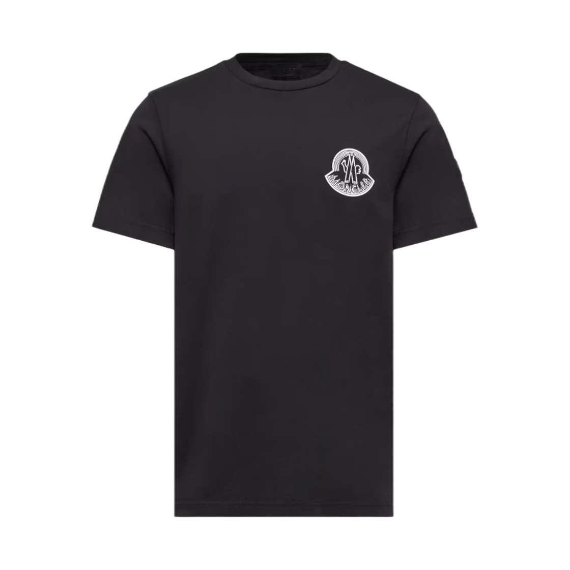 몽클레르 로고 코튼 저지 티셔츠 블랙 - 26SS(Moncler Logo Cotton Jersey T-Shirt Black - 26SS) - 1