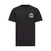 Moncler Logo Cotton Jersey T-Shirt Black - 26SS