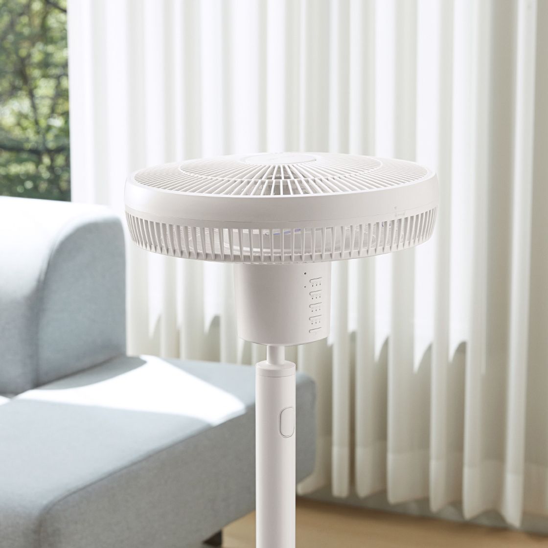 에어메이드 360도 100단계 무소음 바람! 서큘레이터형 선풍기 브리즈온 1270S 화이트(AIRMADE 360° 100-Level Ultra-Quiet Wind! Circulator Fan Breeze-On 1270S WHITE) - 3