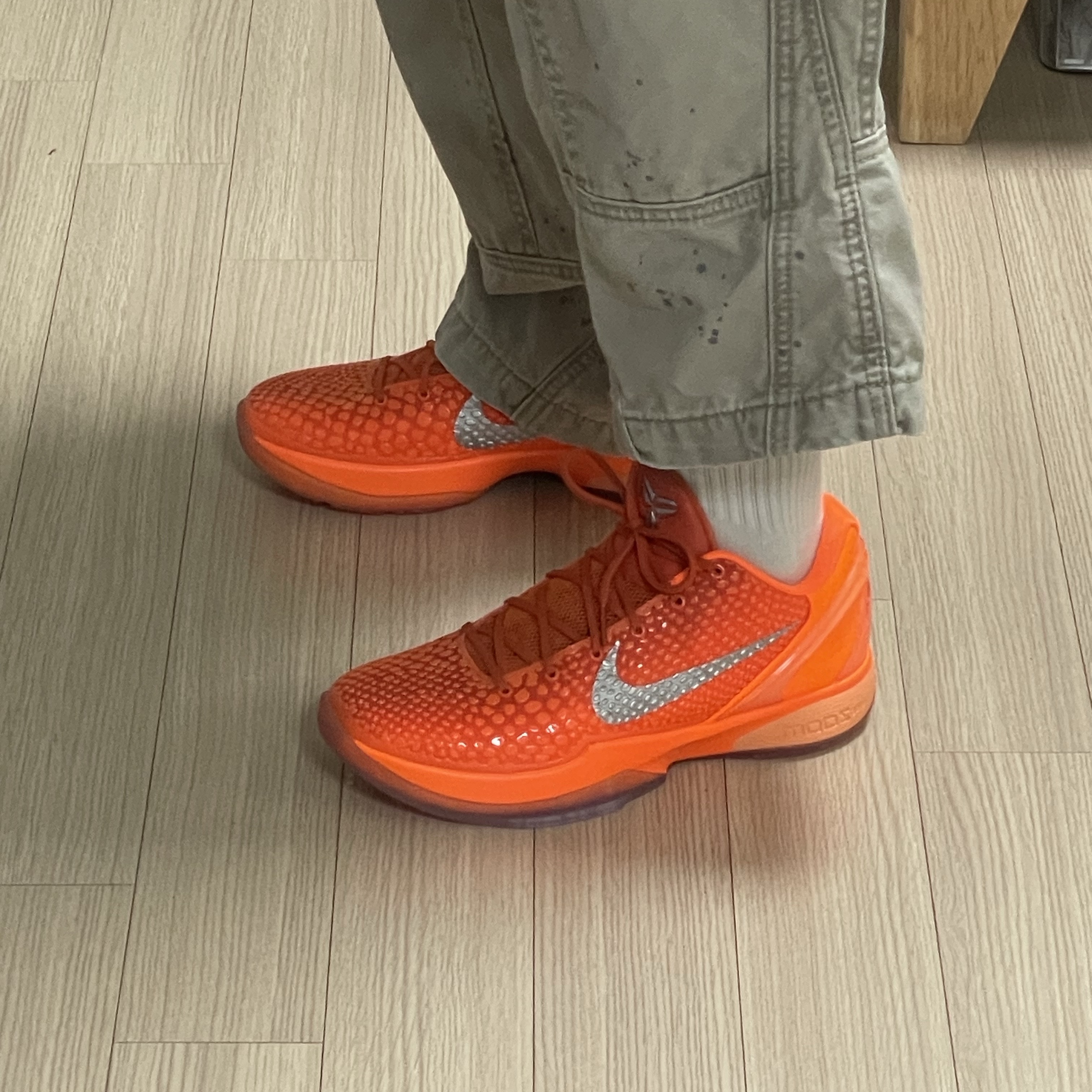 Nike Kobe 6 Protro Total Orange 착용 스타일 - 4