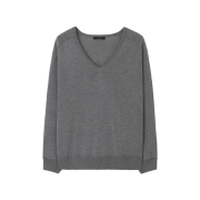 GBH APPAREL Loose V-Neck Knit / Grey