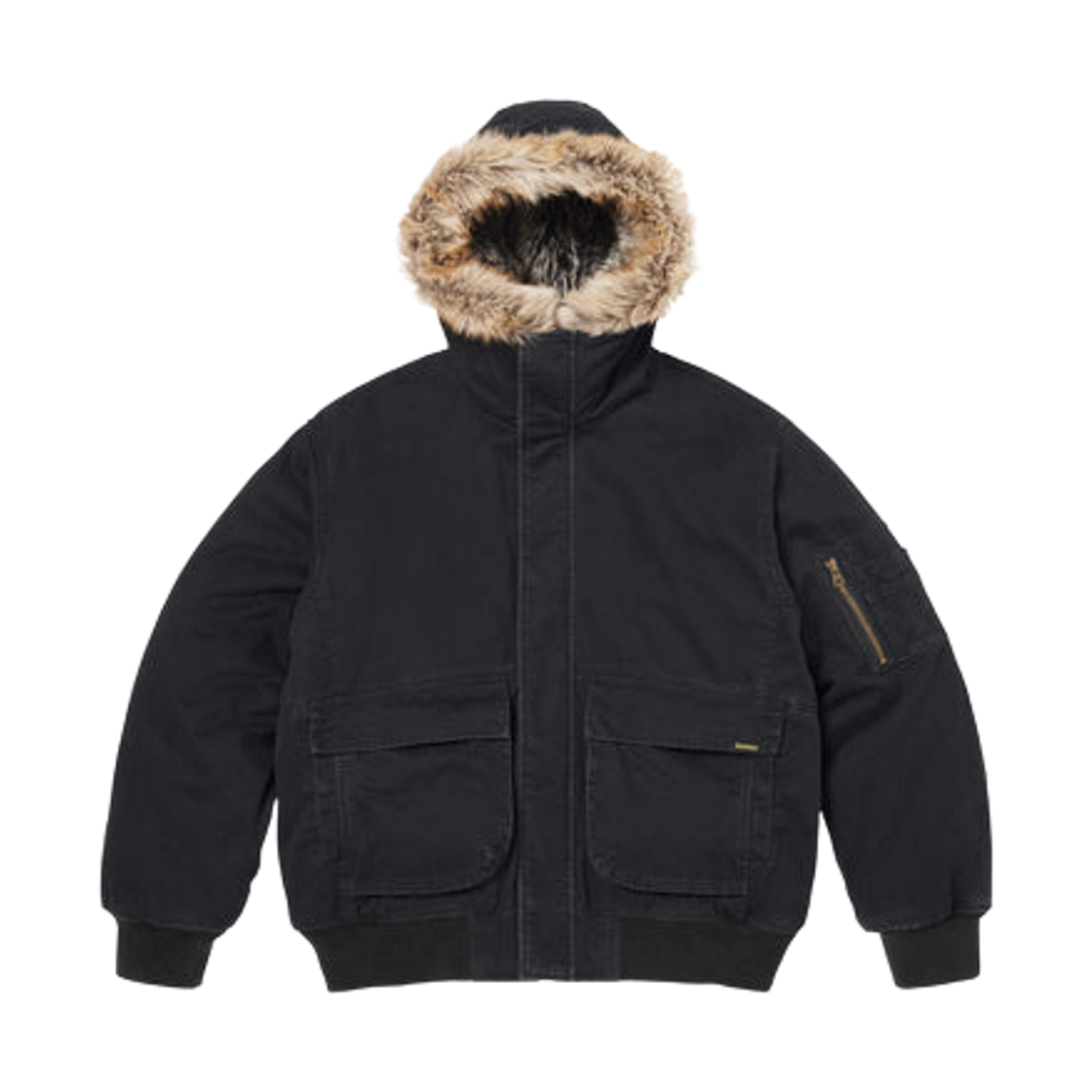 슈프림 리버시블 포우 퍼 후드 워크 자켓 블랙 - 26SS