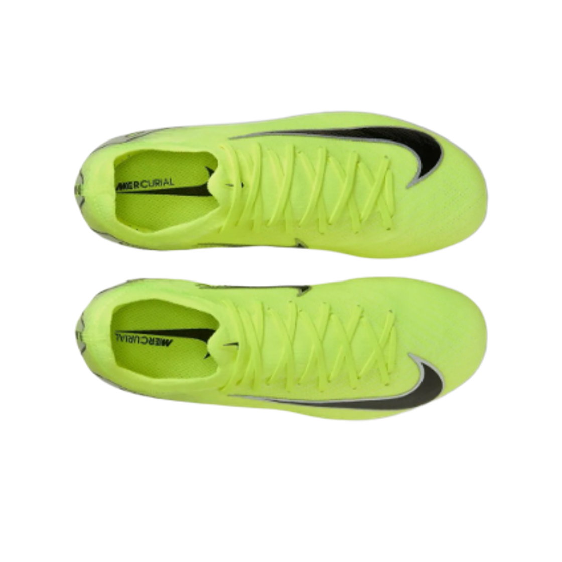 (JR) 나이키 줌 머큐리얼 베이퍼 16 프로 FG 볼트 블랙((JR) Nike Zoom Mercurial Vapor 16 Pro FG Volt Black) - 2