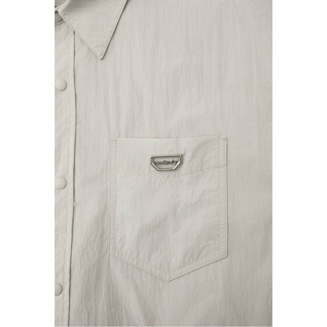 이로 트랜싯 나일론 사이드 배색 셔켓 아이보리(IRO Transit Nylon Side Panel Shirt Jacket Ivory) - 5