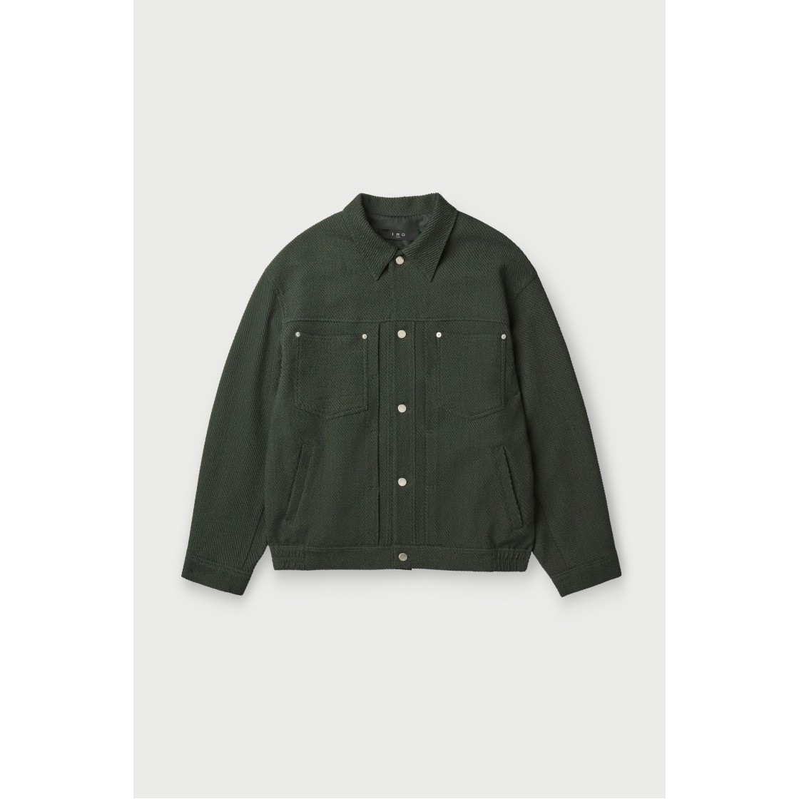 이로 에니그메 엠보 트윌 트러커 자켓 카키(IRO Enigme Embossed Twill Trucker Jacket Khaki) - 2