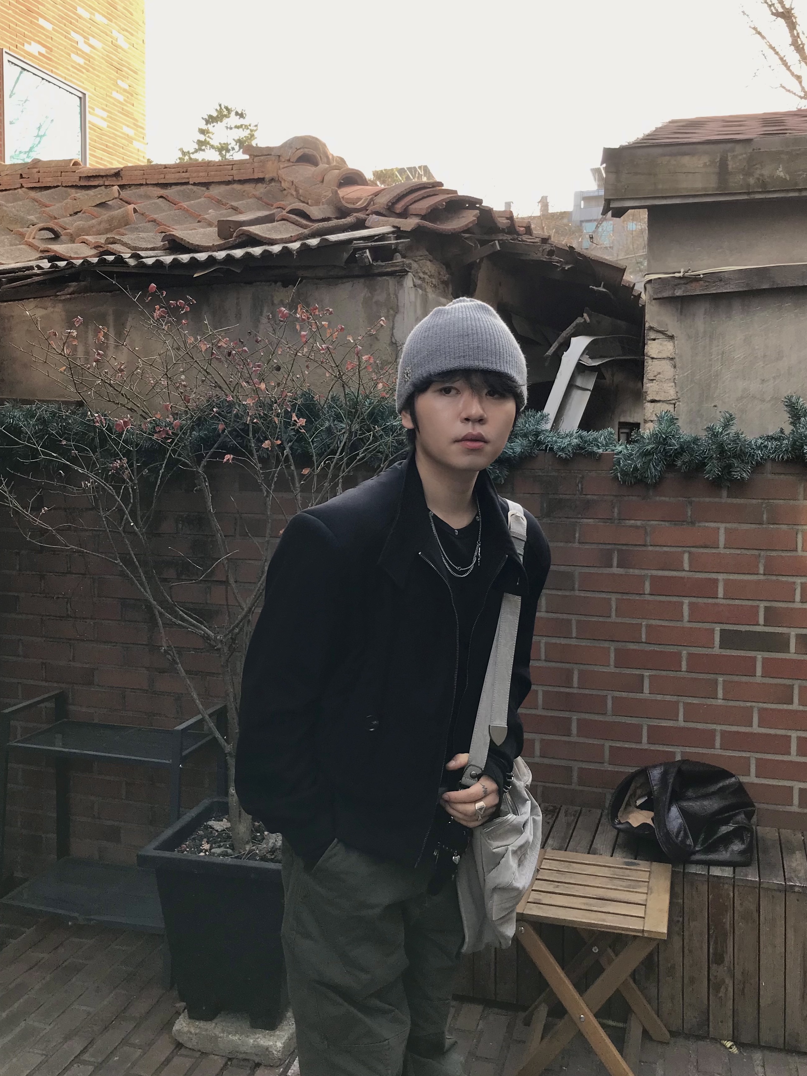 (W) Nike Air Max Plus TNPO Black, Y/Project Y Heart Buckle Leather Belt Black Silver - 23SS 착용 스타일 - 4