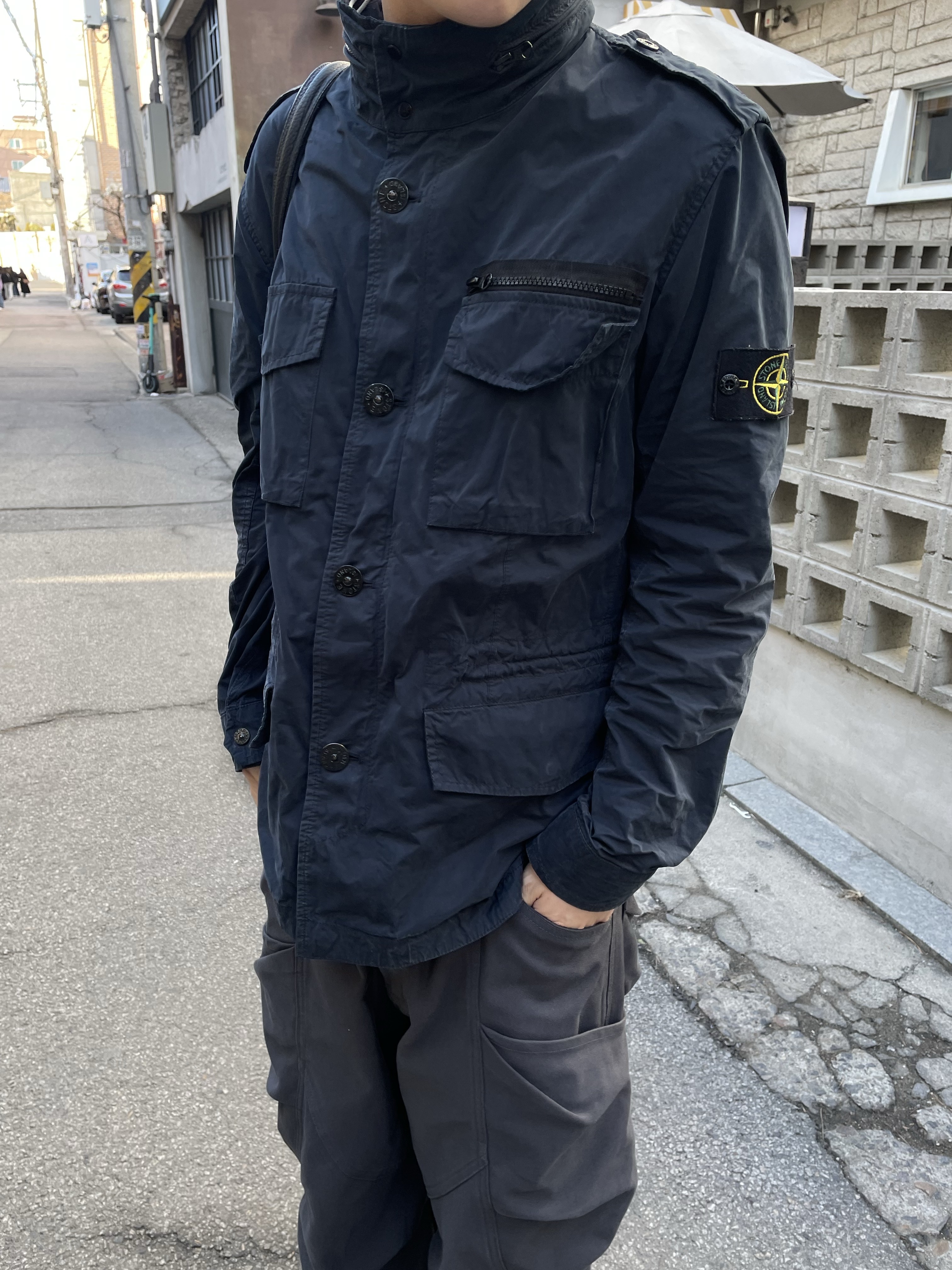 Ignota Core:10 Leaf Pocket Pants Charcoal 착용 스타일