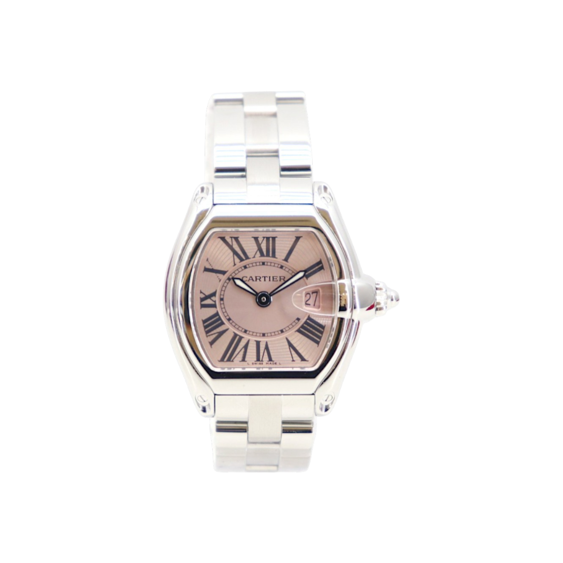 ITJKS389LPWE Cartier Roadster Steel Quartz W62017V3