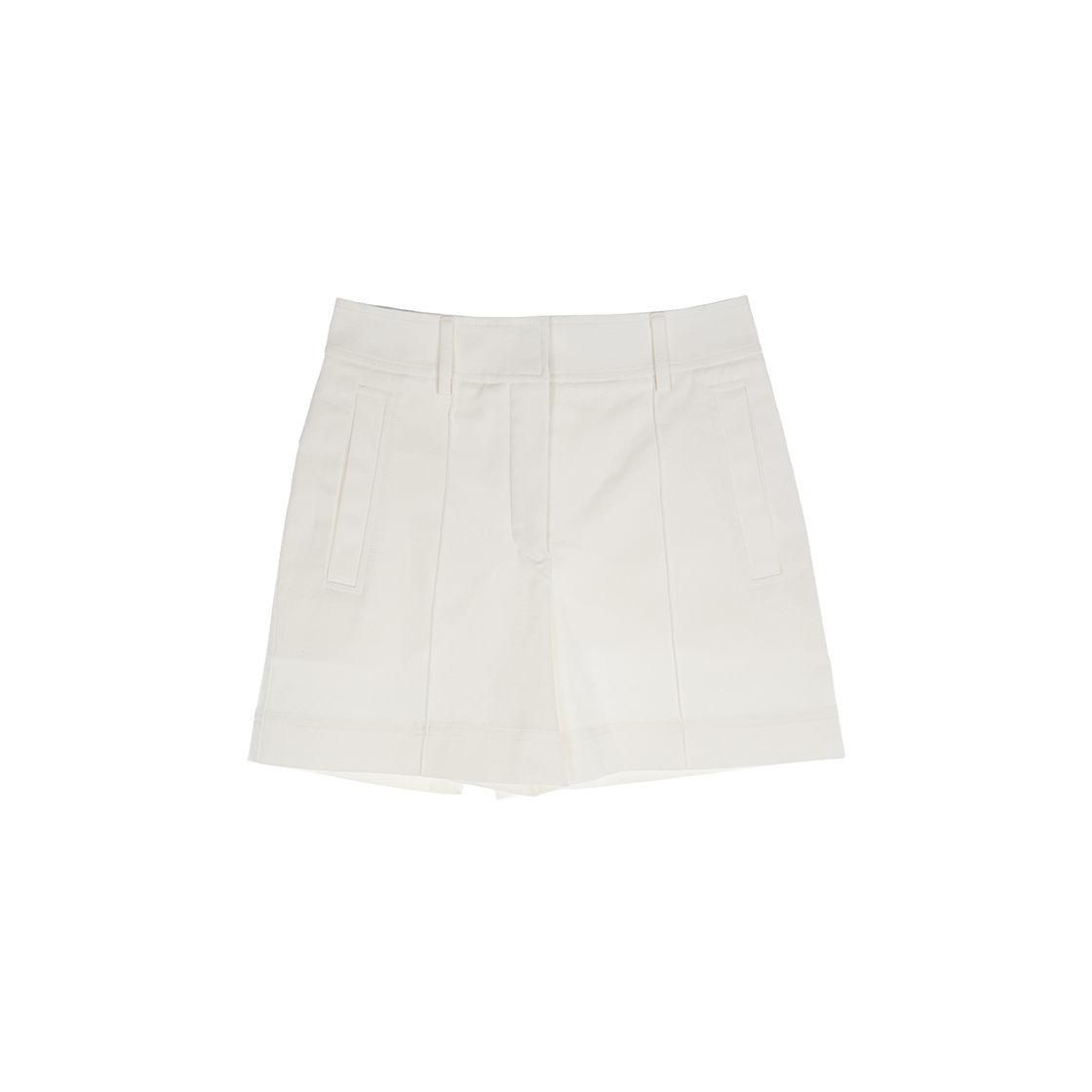 IT8C4WKRWI33 Hermes 26SS Double Cotton Twill Shorts 34 Blanc Natturel (6HA0210)