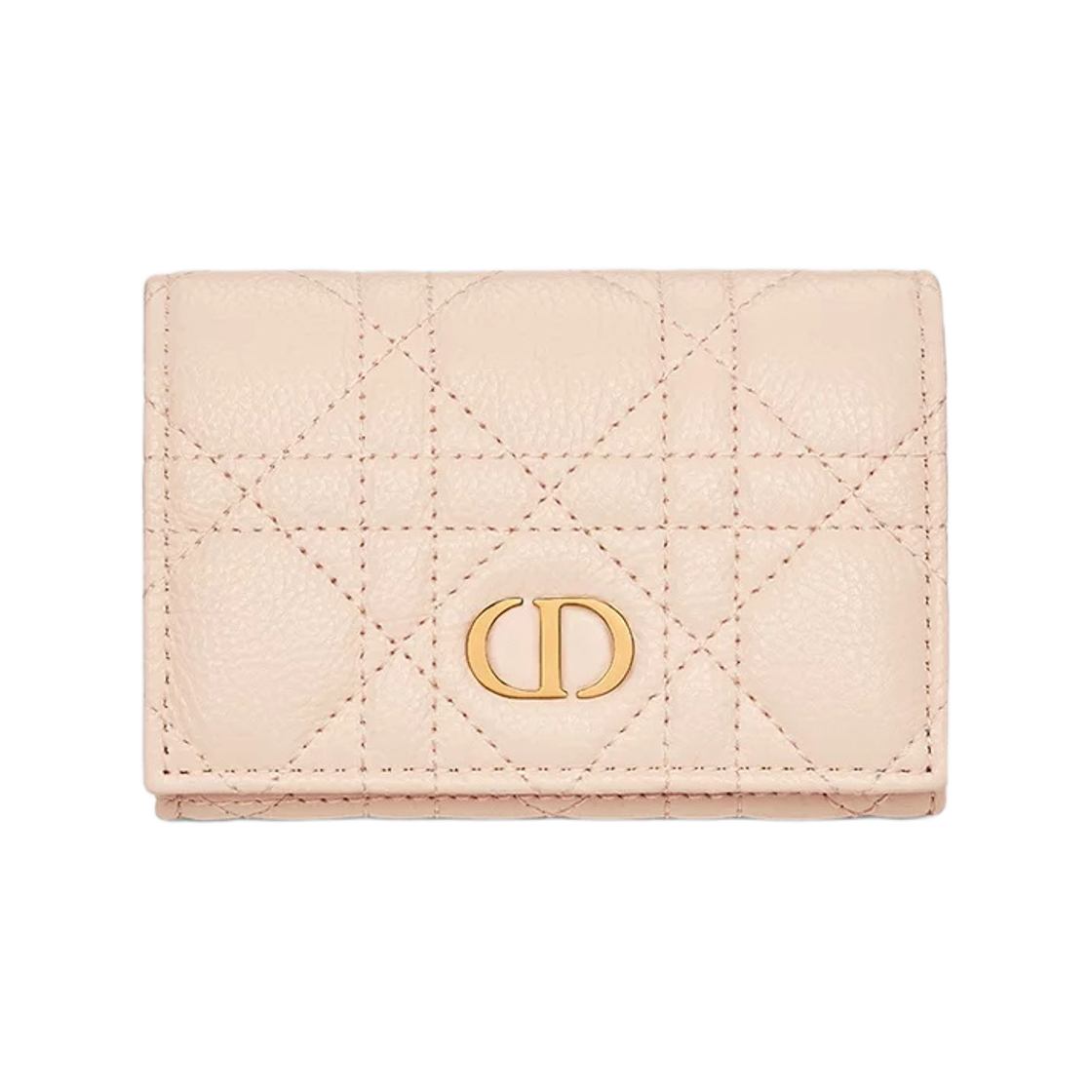 S5132UWHC-M71U Dior Caro Glycine Wallet Sandstone Pink