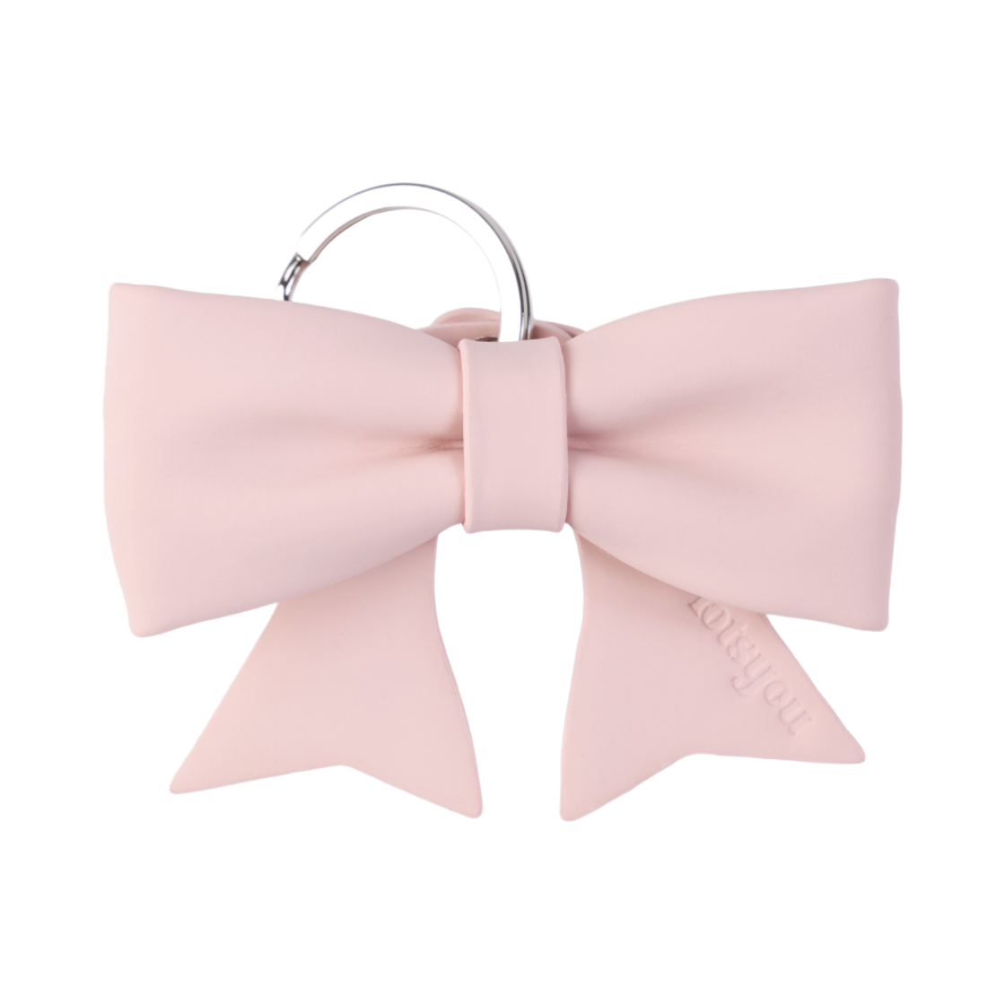 라츠유 리본본 키링 라이트 핑크(LOTS YOU Ribonbon Keyring Light Pink)